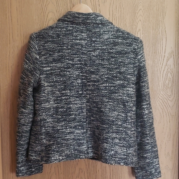 20 South 3 button variegated gray blazer jacket Sixe Large petite - Picture 5 of 5